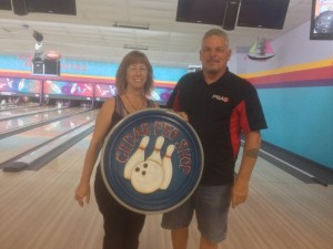 Cedar Bowling Center George and Karen Kleinstuber