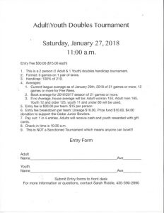 Youth Adult Bowling Tournament