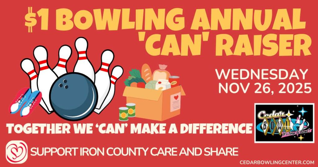 CAN food fund raiser and $1 buck bowling