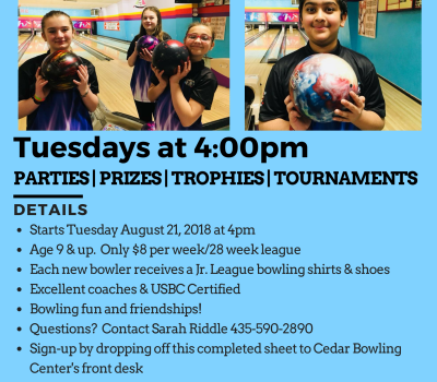 bowling flyer